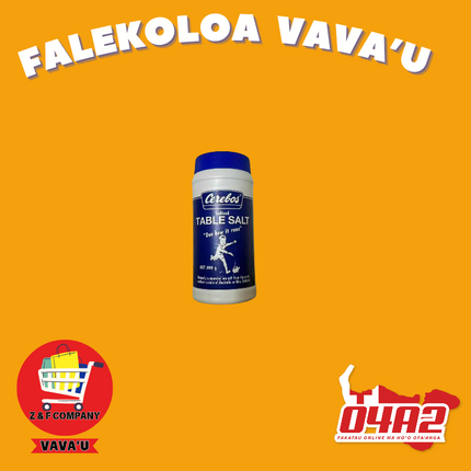 Table Salt 300g - "PICK UP FROM Z&F HANGA KI POUONO, NEIAFU VAVA'U"