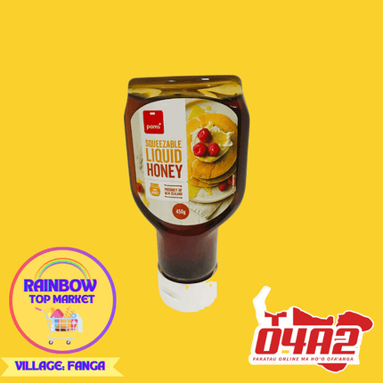 Squeezable Liquid Honey - "PICK UP FROM RAINBOW TOP MARKET IN FANGA"