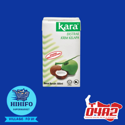 Kara Coconut Cream 500ml (Kapaniu Kara) - PICK UP FROM HIHIFO SUPERMARKET, FO'UI"