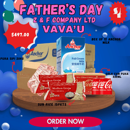 (Puha Anchor Milk 1L)(Vic Rice 1Kg - 5Pkts)(Puha Sipi 20Kg)(Puha Coke Can 330ML) - “PICK UP FROM Z&F HANGA KI POUONO, NEIAFU VAVA'U"