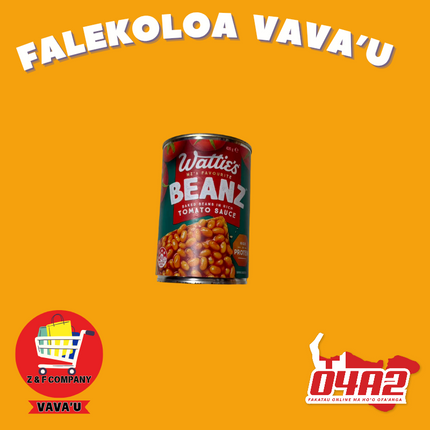 Watties Beanz Tomato Sauce 420g - "PICK UP FROM Z&F HANGA KI POUONO, NEIAFU VAVA'U"