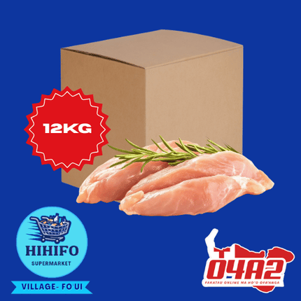 Box of Boneless Chicken (Puha Moa Kakano) 12Kg - PICK UP FROM HIHIFO SUPERMARKET, FO'UI"