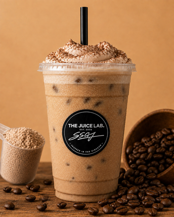 Protein Iced Coffee, Milk Base Protein Cold Form (Mocha Max) - "PICK UP AT THE JUICE LAB, HALA TU'I IN KOLOFOOU"