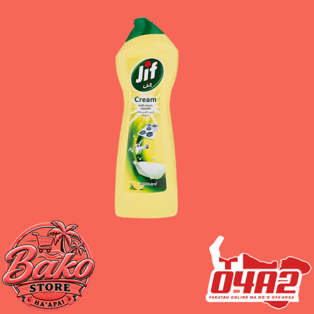 Jif Cream 500ml - “PICK UP AT BAKO STORE IN PANGAI OR HIHIFO HA’APAI BRANCHES”