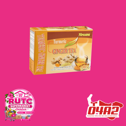 Tumeric Ginger Tea - “PICK UP FROM RUTC SUPERMARKET, HALALEVA”