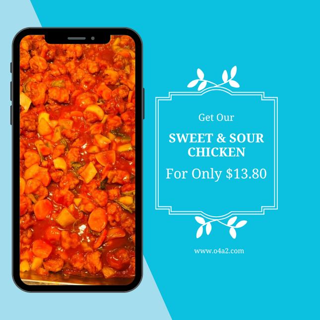 Sweet & Sour Chicken - “PICK UP FROM TAVANA’S RESTAURANT, HAVELULOTO”