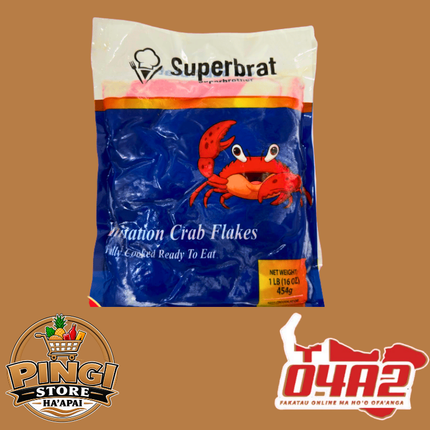 Imitation Crab Flakes 454kg - “PICK UP FROM PINGI STORE, HA'APAI"