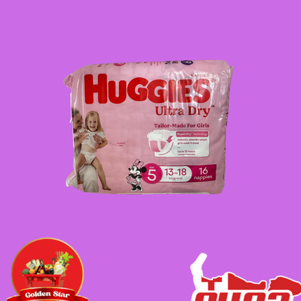 Huggies Diapers Size 5 - “PICK UP FROM GOLDEN STAR IN VAINI”