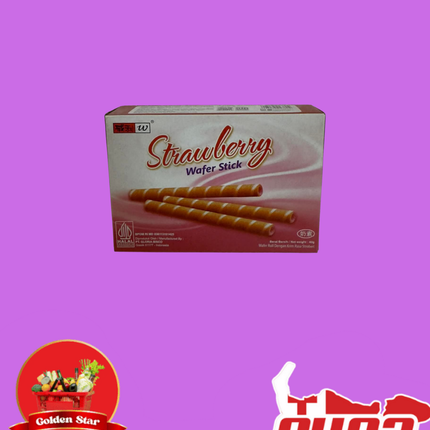 Strawberry Wafer Stick - "PICK UP FROM GOLDEN STAR, VAINI TONGATAPU”