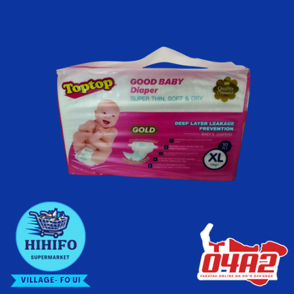 Toptop Diaper XL - PICK UP FROM HIHIFO SUPERMARKET, FO'UI"