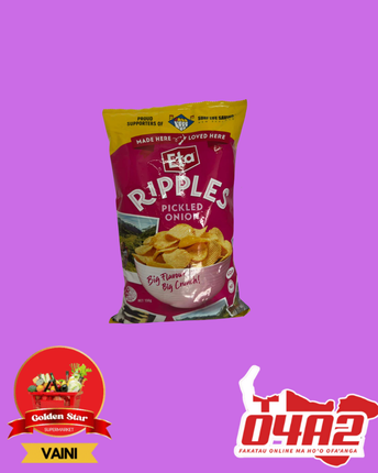 Eta Ripples Pickled Onions Chips (out of stock) - "PICK UP FROM GOLDEN STAR, VAINI TONGATAPU"