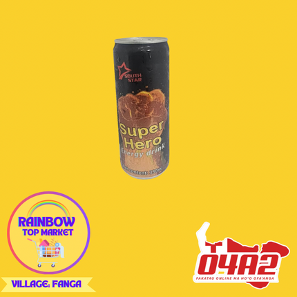 Super Hero Drink - "PICK UP FROM RAINBOW TOP MARKET IN FANGA"