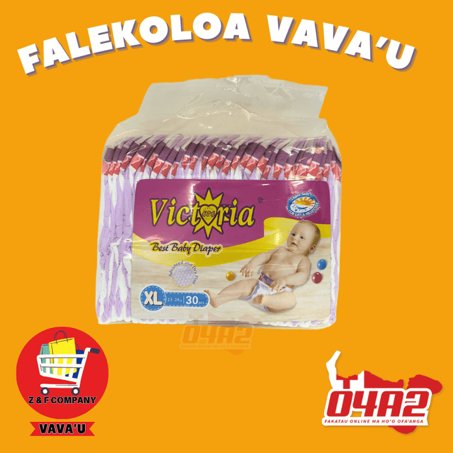 Victoria Best Baby Diapers XL - "PICK UP FROM Z&F HANGA KI POUONO, NEIAFU VAVA'U"