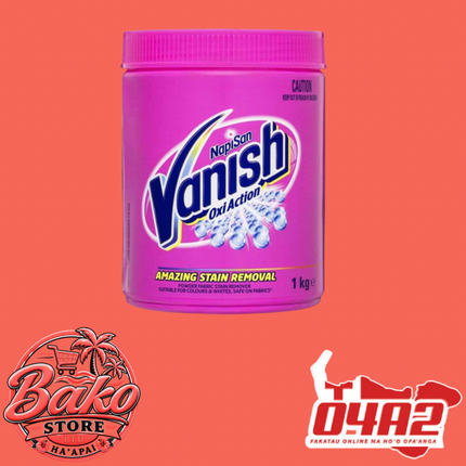 Vanish Napisam 1kg - “PICK UP AT BAKO STORE IN PANGAI OR HIHIFO HA’APAI BRANCHES”