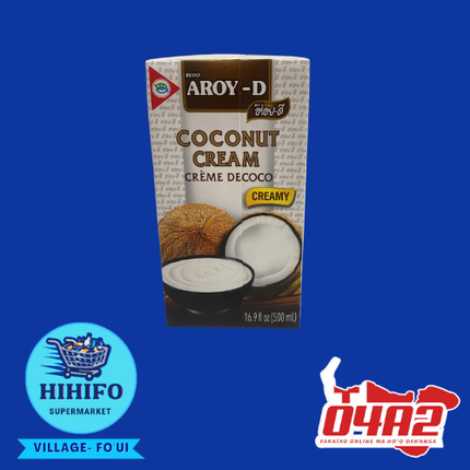 Coconut Cream 500ml - “PICK UP FROM HIHIFO SUPERMARKET, FO’UI”