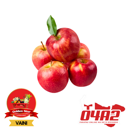 5 Apples Red Apples - "PICK UP FROM GOLDEN STAR, VAINI TONGATAPU"