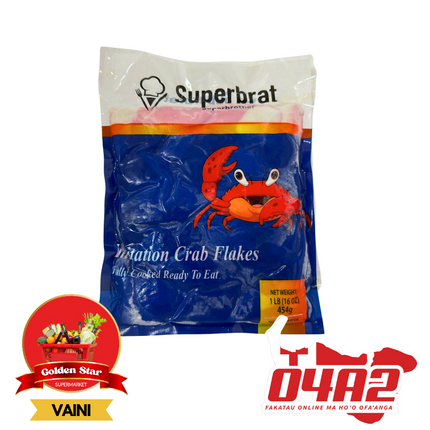 Salati Paka (Imitation Crab Flakes) 454g - "PICK UP FROM GOLDEN STAR, VAINI TONGATAPU"