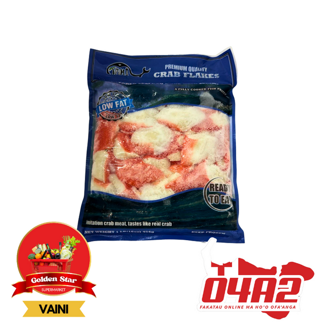 Crab Flakes 454g - "PICK UP FROM GOLDEN STAR, VAINI TONGATAPU"