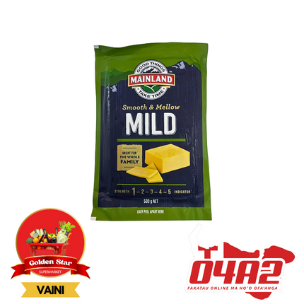 Mainland Smooth And Mellow Mild Cheese 1Kg - "PICK UP FROM GOLDEN STAR, VAINI TONGATAPU"