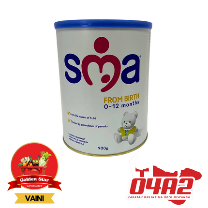 SMA Infant Formula From 0 - 12 Months 900g - "PICK UP FROM GOLDEN STAR, VAINI TONGATAPU"