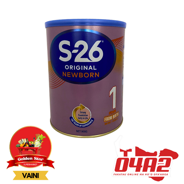 S-26 Infant Formula Orginal Newborn 900g - "PICK UP FROM GOLDEN STAR, VAINI TONGATAPU"