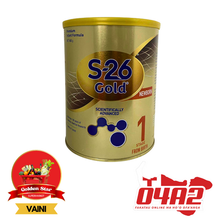 S-26 Gold Infant Formula Newborn 900g - "PICK UP FROM GOLDEN STAR, VAINI TONGATAPU"