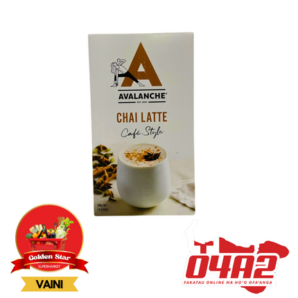 Avalanche Chai Latte Cafe Style 200g - "PICK UP FROM GOLDEN STAR, VAINI TONGATAPU"