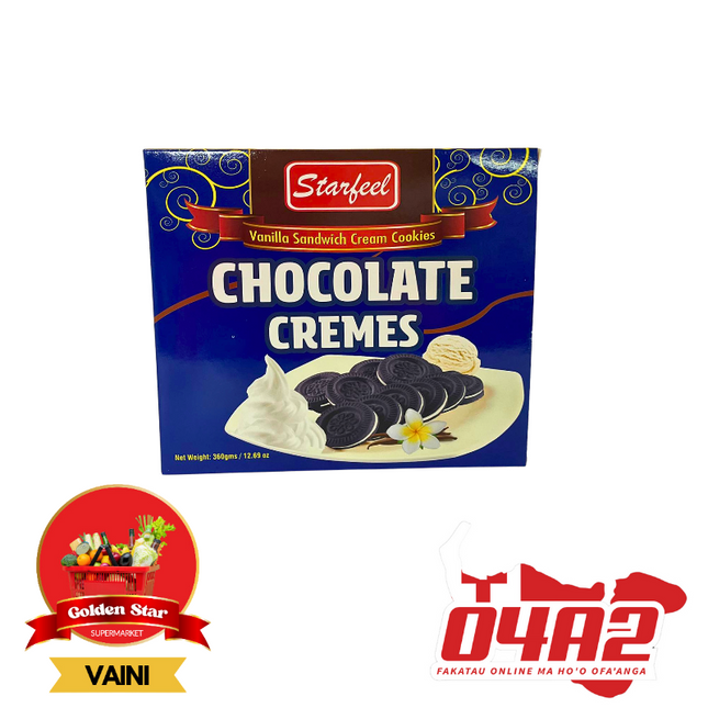 Starfeel Chocolate Cremes 360g - "PICK UP FROM GOLDEN STAR, VAINI TONGATAPU"