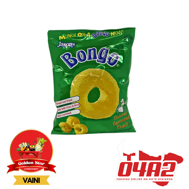 Bongo Chicken Flavor 50g - "PICK UP FROM GOLDEN STAR, VAINI TONGATAPU"