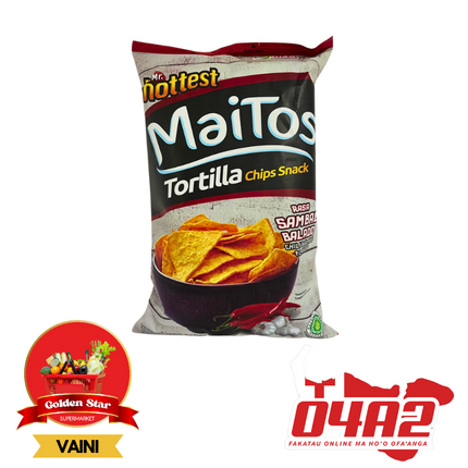 Maitos Tortilla Chips Snack 140g - "PICK UP FROM GOLDEN STAR, VAINI TONGATAPU"