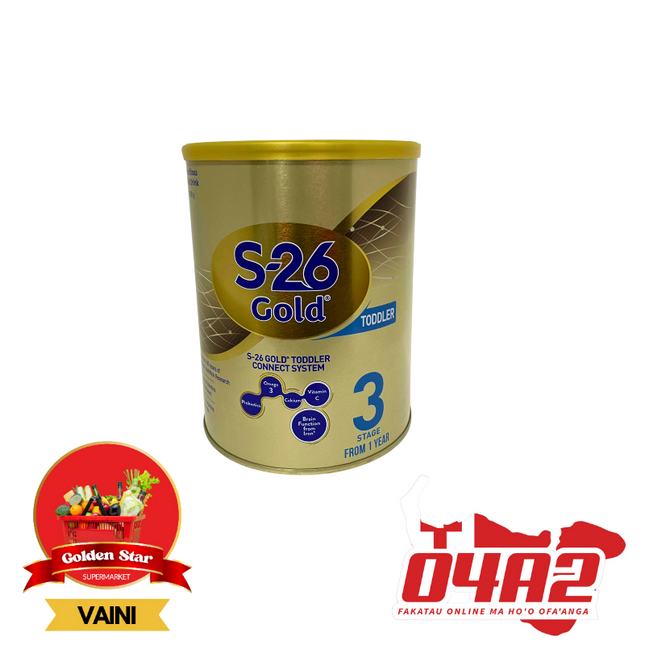 S-26 Gold Infant Formula Toddler 900g - "PICK UP FROM GOLDEN STAR, VAINI TONGATAPU"