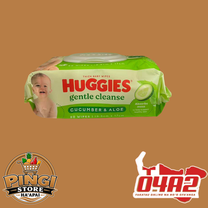 Baby Wipes Huggies  - "PICK UP FROM PINGI STORE, HA'APAI"