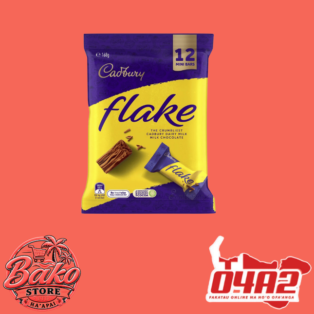 Pack of Flake Chocolate 12 pieces - “PICK UP AT BAKO STORE IN PANGAI OR HIHIFO HA’APAI BRANCHES”