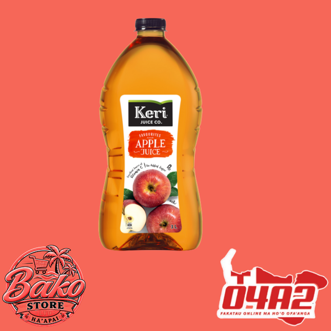 Keri Apple 2.8L - “PICK UP AT BAKO STORE IN PANGAI OR HIHIFO HA’APAI BRANCHES”
