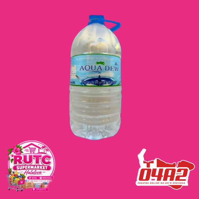 Aqua Drew Water 4Ltr - “PICK UP FROM RUTC SUPERMARKET, HALALEVA”