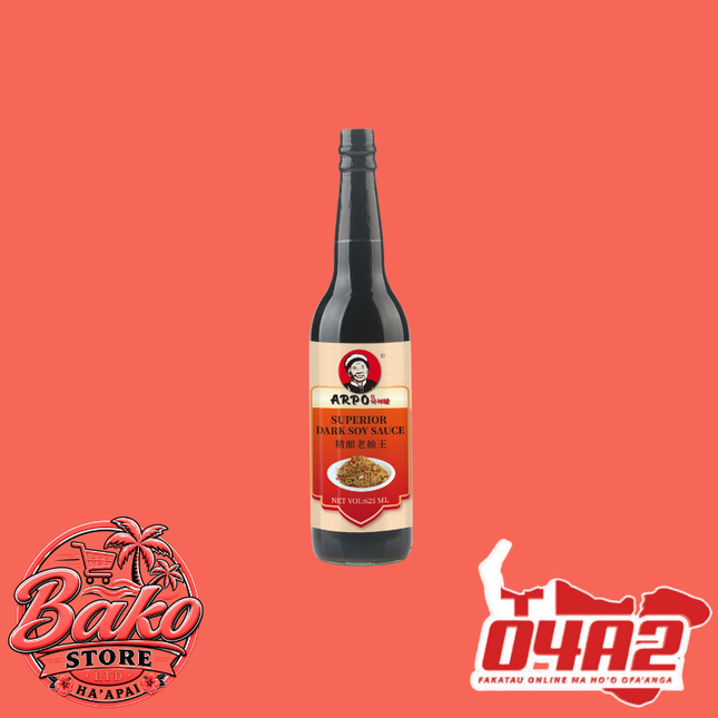 Dark Soy Sauce 625ml - “PICK UP AT BAKO STORE IN PANGAI OR HIHIFO HA’APAI BRANCHES”
