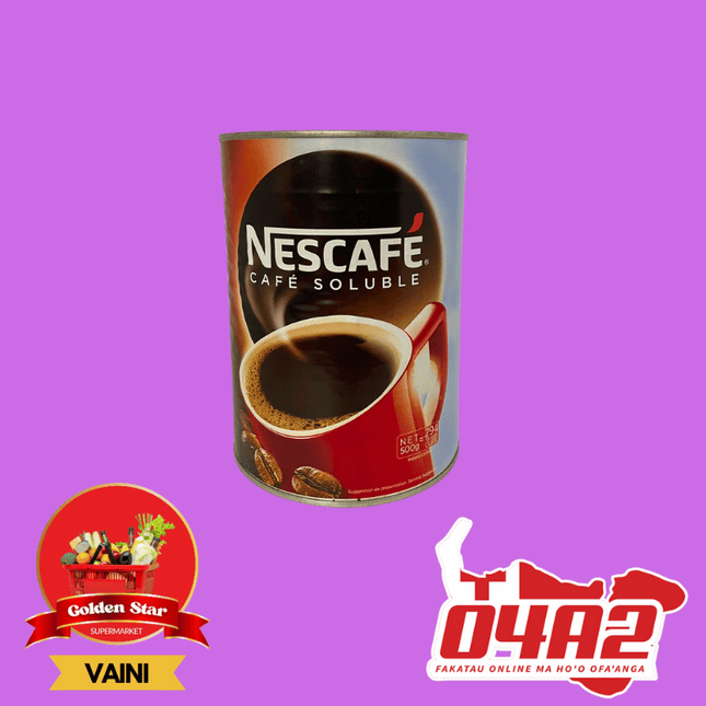 Nescafè Cafe Soluble 500g - "PICK UP FROM GOLDEN STAR, VAINI TONGATAPU"