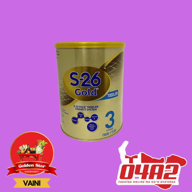 S-26 Gold Infant Formula Toddler 900g - "PICK UP FROM GOLDEN STAR, VAINI TONGATAPU"