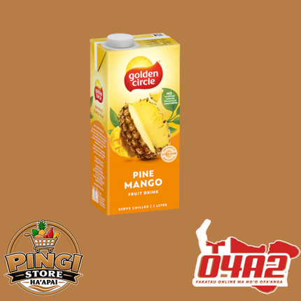 Golden Juice Pine Mango 1L - “PICK UP FROM PINGI STORE, HA'APAI"