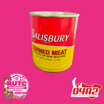 Salisbury Corned Meat 210g - “PICK UP FROM RUTC SUPERMARKET, HALALEVA”