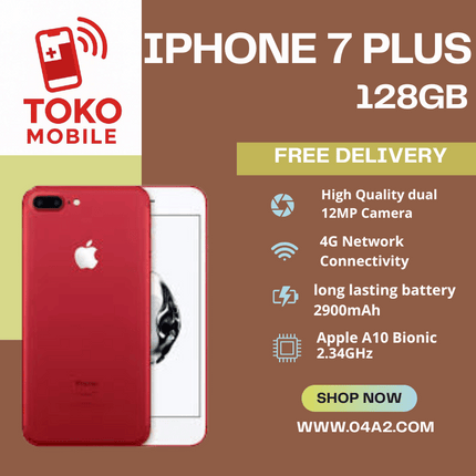 iPhone 7 Plus 128GB - “Free Delivery by Toko Mobile”