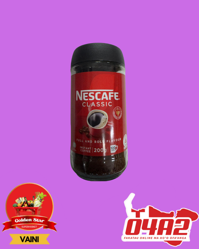 Nescafe Coffee 200g  - "PICK UP FROM GOLDEN STAR, VAINI TONGATAPU"