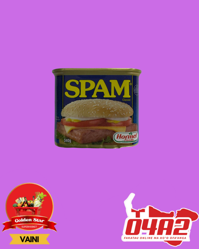 Spam 340g- “PICK UP FROM GOLDEN STAR, VAINI”