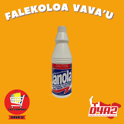 Janola 750ml- "PICK UP FROM Z&F HANGA KI POUONO, NEIAFU VAVA'U"