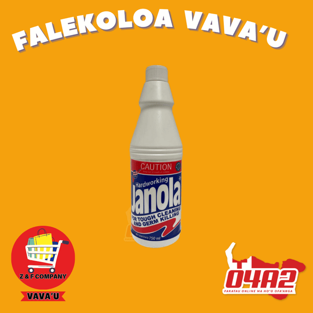 Janola 750ml- "PICK UP FROM Z&F HANGA KI POUONO, NEIAFU VAVA'U"