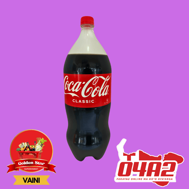 Hina Inu (Coca Cola) 2L Coke - "PICK UP FROM GOLDEN STAR, VAINI TONGATAPU"