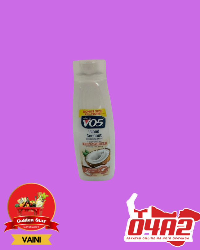 VO5 Island Coconut Conditioner - "PICK UP FROM GOLDEN STAR, VAINI TONGATAPU"