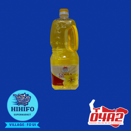 Canola Oil 2ltr (Hina Lolo Canola) - PICK UP FROM HIHIFO SUPERMARKET, FO'UI