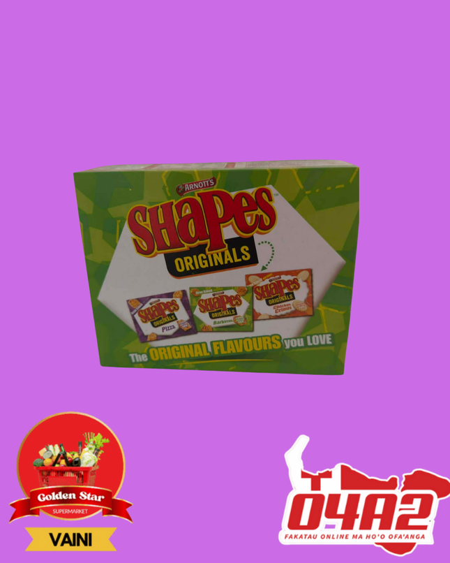Shapes (Snacks) - "PICK UP FROM GOLDEN STAR, VAINI TONGATAPU"