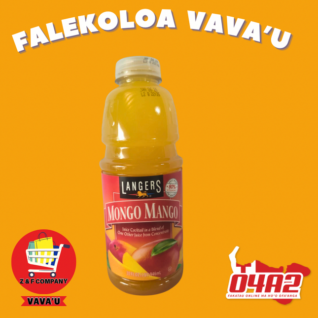 Mongo Mango 946ml - "PICK UP FROM Z&F HANGA KI POUONO, NEIAFU VAVA'U"